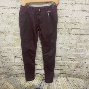 Levis 535 Purple Waxed Front Super Skinny Jeans
